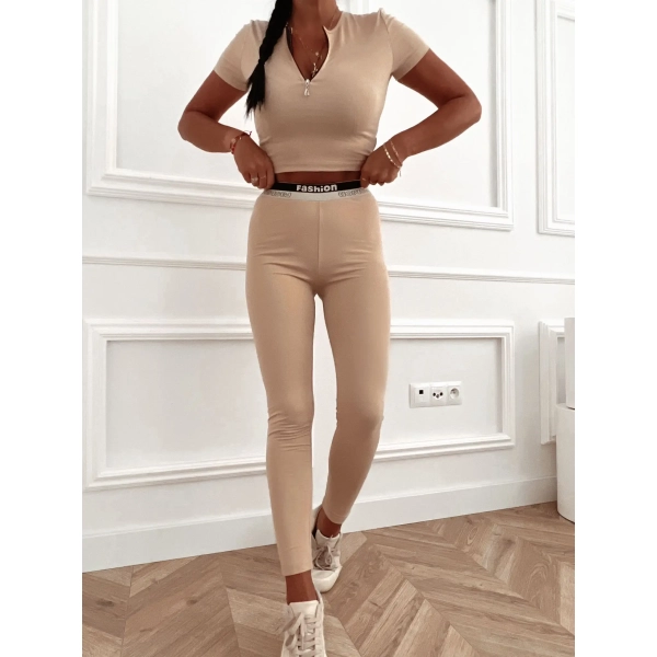Komplet damski ZIP dopasowany
